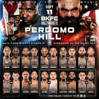 BKFC 93: Perdomo vs. Hill