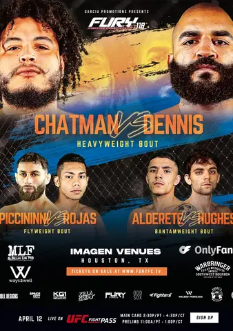 Fury FC 118: Chatman vs. Dennis