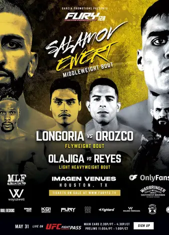 Fury FC 120: Salamov vs. Carson