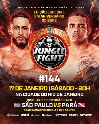 Jungle Fight 144: Edição Especial em Aniversário do BOPE