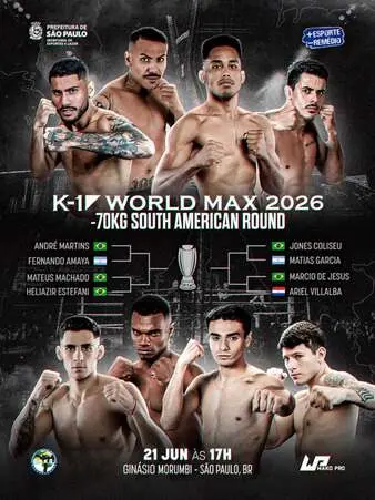 K-1 WORLD MAX 2026 in São Paulo