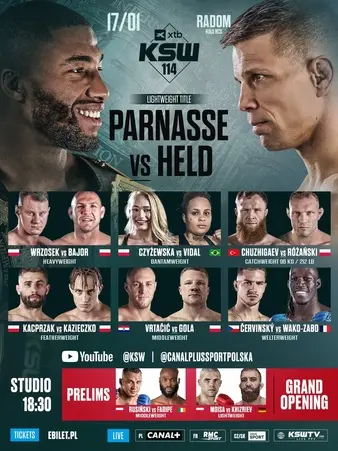 KSW 114: Parnasse vs. Held