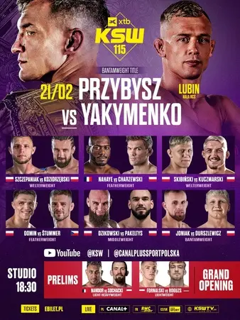 KSW 115: Przybysz vs. Yakymenko