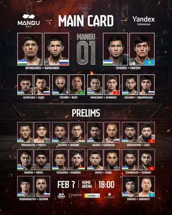 Mangu Professional League 1: Boynazarov vs. Ramazanov