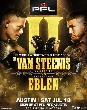 PFL Austin: Van Steenis vs. Eblen 2