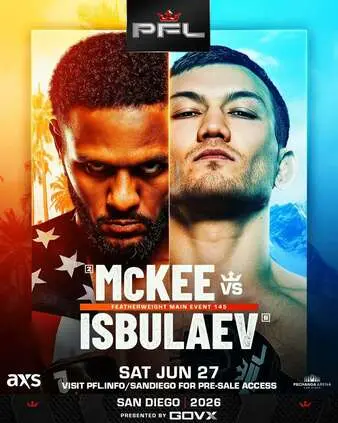 PFL San Diego: McKee vs. Isbulaev
