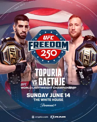 UFC Freedom Fights 250: Topuria vs. Gaethje