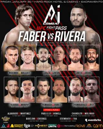 Urijah Faber's A1 Combat 33: Faber vs. Rivera